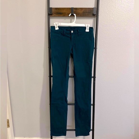 🚨J Brand Skinny Jeans Pencil Leg in Riviera Blue Green/Deep Teal. Size: 26. - Picture 2 of 9